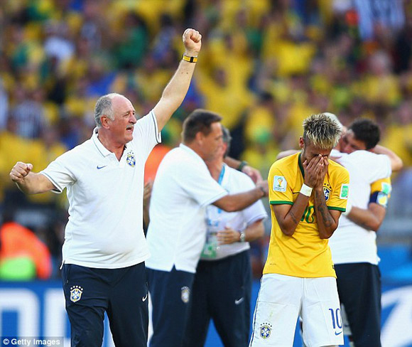 Neymar đã cố gắng để nước mắt không rơi.