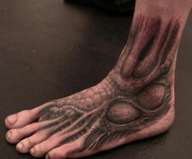 Bàn chân của người ngoài hành tinh?