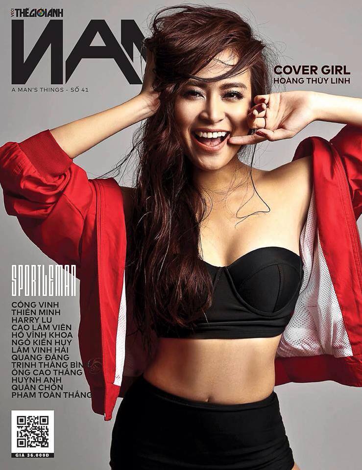 Hoàng Thùy Linh khoe ảnh gợi cảm trên trang bìa tạp chí Nam Magazine sẽ xuất hiện tại các sạp báo ngày 15-07-2014 tới.