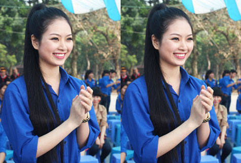 Hoa hậu Ngọc Anh.