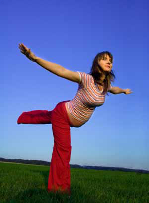 Tập thể dục khi mang thai cũng khiến thể lực bạn ổn định và luôn sung sức.