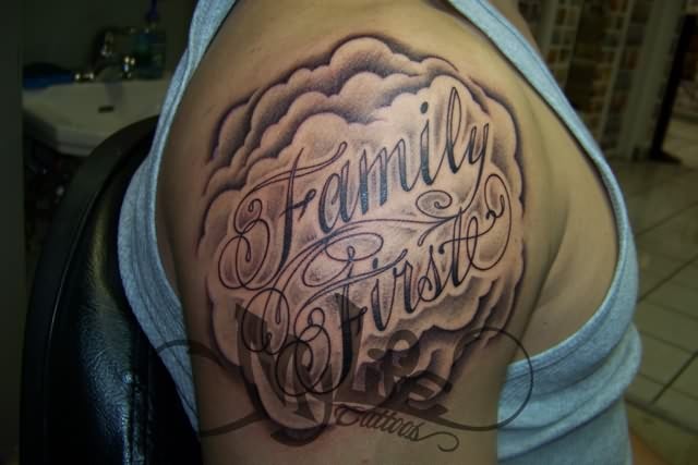 Family First Temporary Tattoo  Set of 3  Tatteco