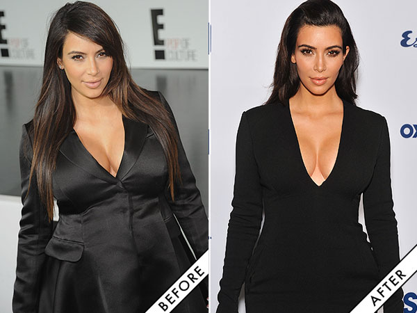 Sau thời gian mang thai và sinh nở, Kim Kardashian đã giảm cân nhanh chóng với phương pháp Atkins, giảm lượng tinh bột và các thực phẩm chưa qua chế biến. Quá trình giảm cân Low Carb Atkins được chia làm 4 giai đoạn, khác nhau ở lượng tinh bột nạp vào trong khi protein và chất béo tương đối giống nhau.