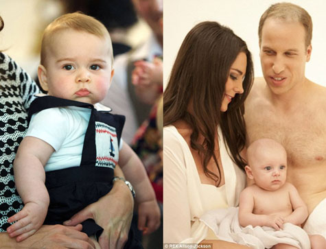 Hôm nay, Hoàng tử bé George, cậu bé quyền lực nhất thế giới chính thức tròn một tuổi.