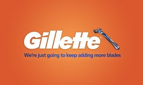 Với hãng dao cạo râu Gillette: Chúng tôi chỉ định thêm vào vài lưỡi dao mà thôi.