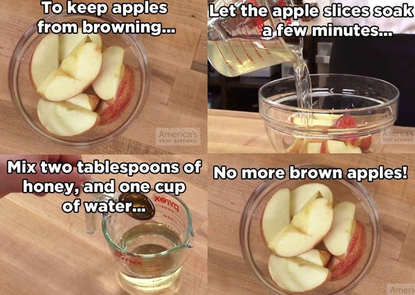 Xem lại các cách xử lý cho táo khỏi thâm nhé: