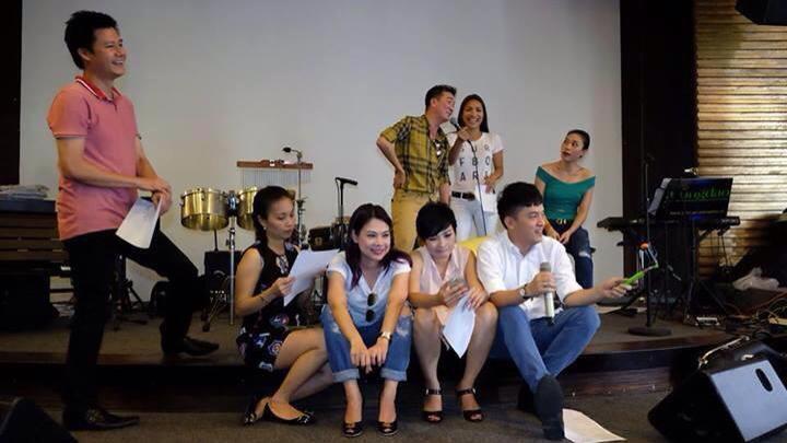 Phương Thanh khoe ảnh tập chương trình ca nhạc đặc biệt "Khoảng khắc vàng",diễn ra ngày 5/8 với sự hội tụ toàn những ngôi sao ca nhạc hạng A của showbiz Việt.