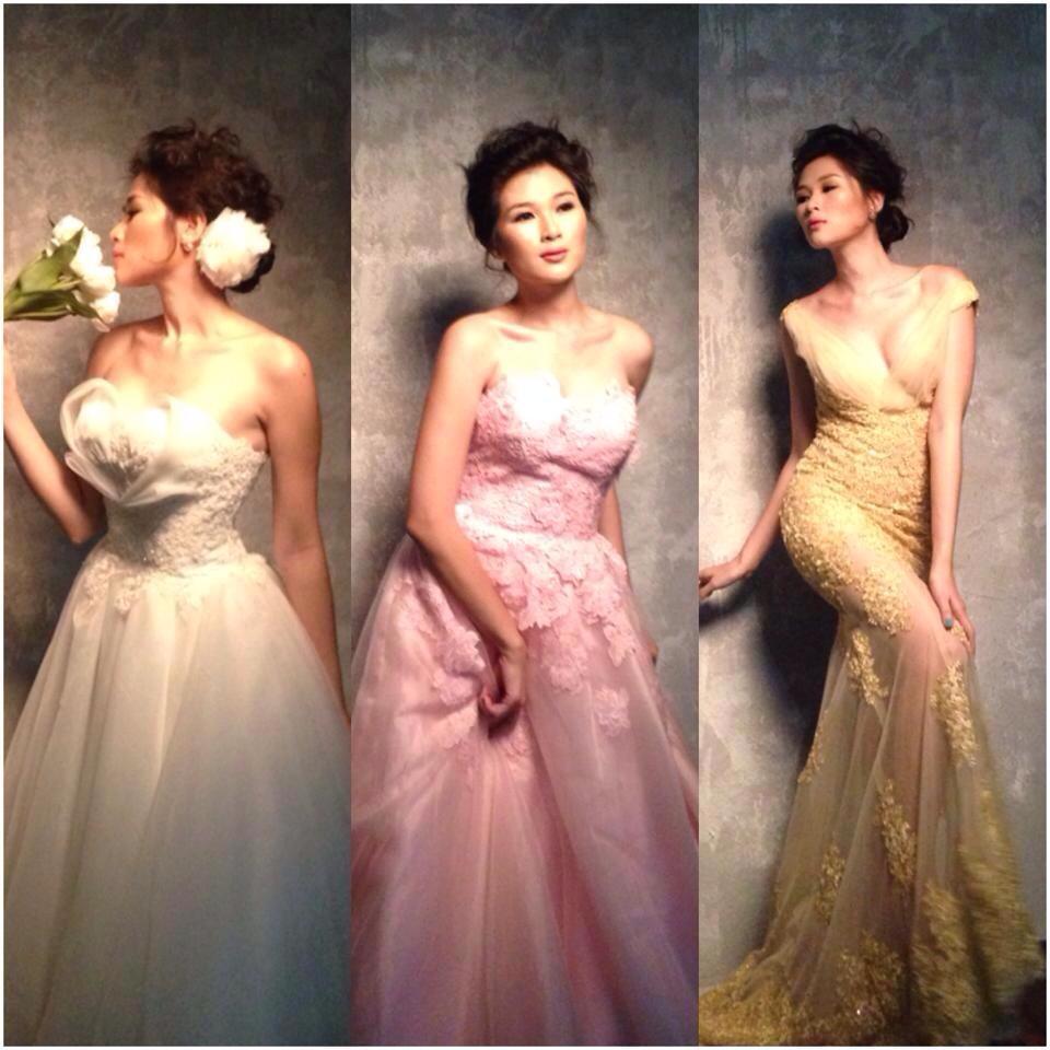 Vợ Huy Khánh - Mạc Anh Thư khoe dáng người mẫu trong bộ ảnh thời trang cưới.