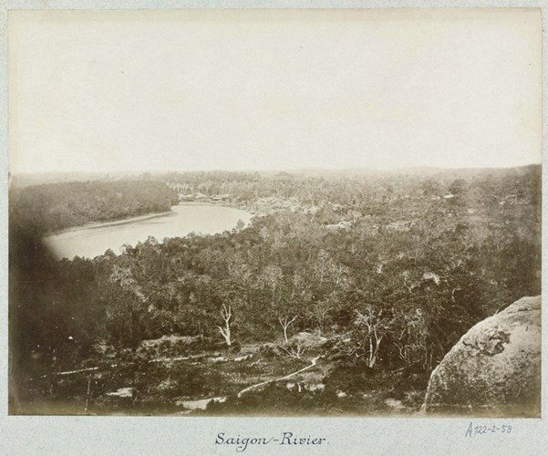 Sông Sài Gòn khoảng năm 1870.