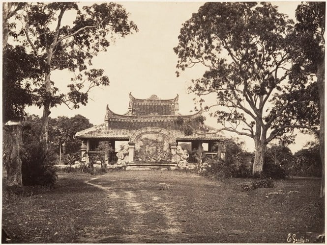 Lăng Cha Cả, khoảng năm 1866.