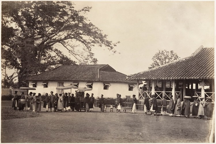 Một đám cưới ở Sài Gòn năm 1866.