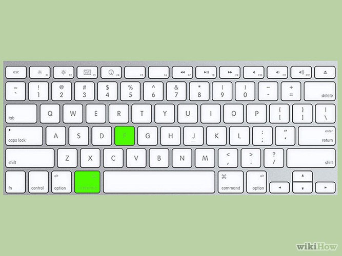 Cách 3: Với máy Mac, nhấn tổ hợp phím 'Command'   'F'.
