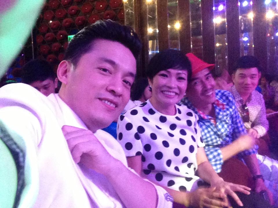 Lam Trường, Phương Thanh, Minh Thuận và Quang Linh trong buổi họp fan của chị Tư Cẩm Ly.