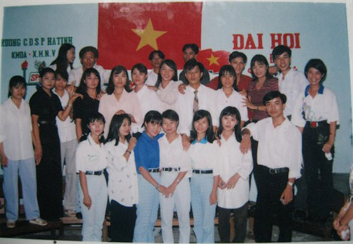 Sinh viên trường CĐ Sư phạm Hà Tĩnh năm 1996.