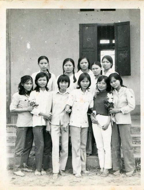 Nữ sinh lớp tư pháp, trường ĐH Luật Hà Nội.
