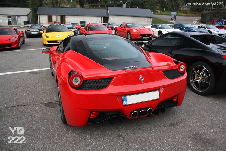 Sự kiện thu hút sự tham gia của nhiều phiên bản Ferrari “hầm hố” như: LaFerrari, Ferrari Enzo, 458 Speciale, Scuderia Spider...