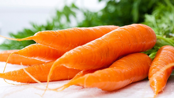 Cà rốt là thực phẩm giàu vitamin A hỗ trợ đắc lực cho quá trình tổng hợp protein trong cơ thể. Cà rốt sống chứa hàm lượng vitamin A cao nhất nên các mẹ có thể bổ sung hằng ngày trong các món salat hoặc nước ép cho các con giúp trẻ tăng chiều cao một cách nhanh chóng.