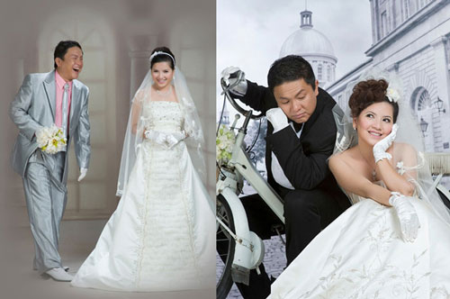 Ngọc Trinh là người đẹp hiếm hoi trong showbiz lấy chồng Hàn Quốc.