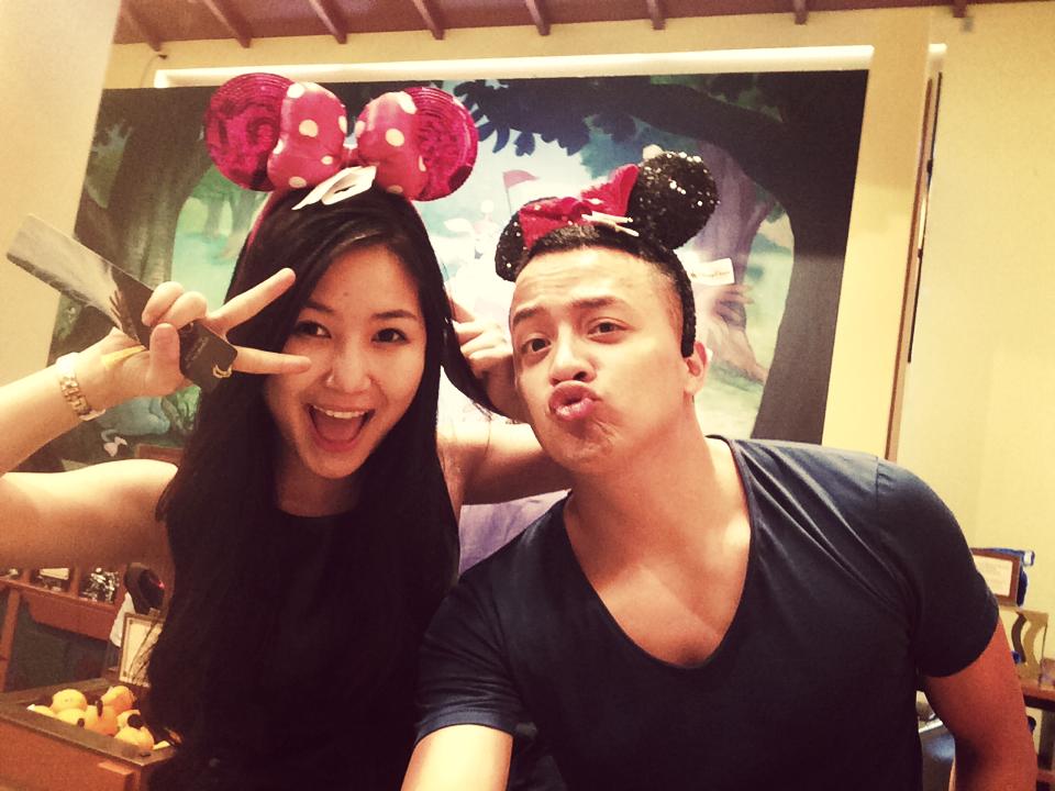 Cặp đôi chuột Mickey siêu cute...của Cao Thái Sơn và Hương Tràm.