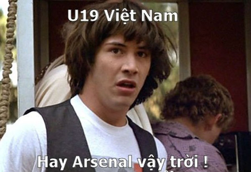 Trong mắt người hâm mộ, các chàng trai U19 Việt Nam đã có những trận cầu đẹp mắt, y như đội bóng Arsenal vậy.