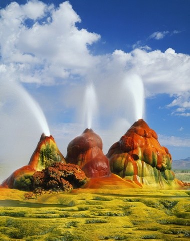 Sa mạc đá đen ở Nevada, Mỹ.
