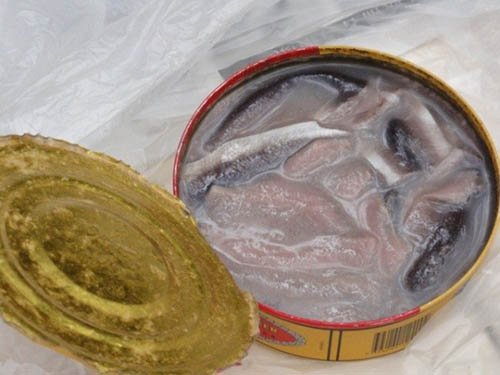 Surströmming được làm từ nguyên liệu chính là cá trích lên men. Khi mang cá về, người ta đựng nó trong thùng lạnh vài tháng rồi mới lên men trong những chiếc lon nhỏ một năm.