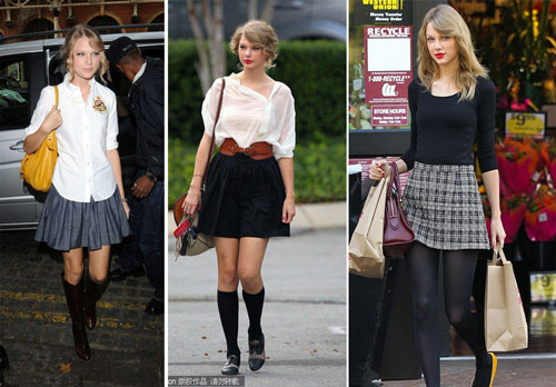 Đôi khi một chút phá cách, biến tấu trang phục của Taylor Swift cũng rất thú vị.