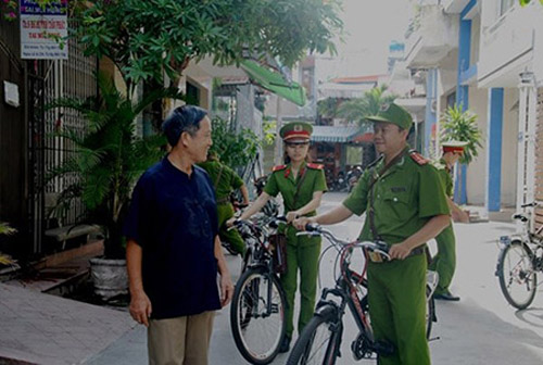Vì hình ảnh đẹp, hiệu quả cao nên mô hình CSKV tuần tra bằng xe đạp của công an phường Thanh Bình đã được lãnh đạo công an Đà Nẵng quyết định triển khai nhân rộng.