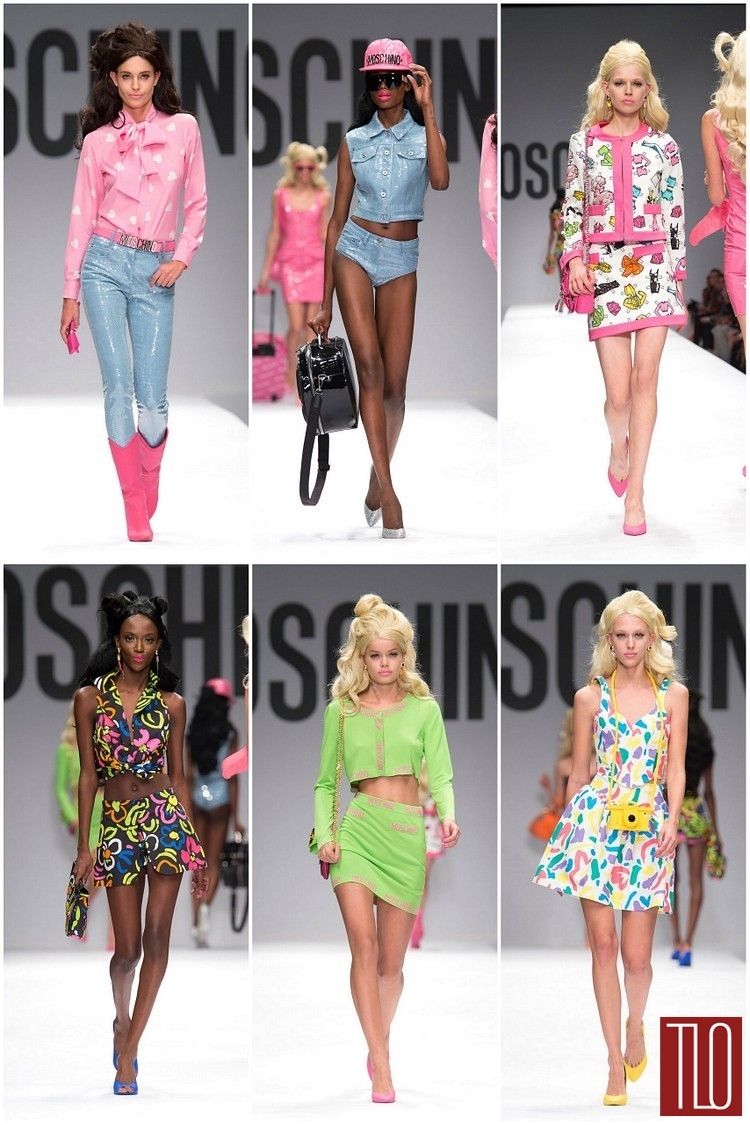 Những vị khách thượng lưu dự show của Moschino tại Tuần lễ thời trang Milan cho rằng: Phong cách búp bê barbie chưa bao giờ lại sống động và bắt mắt đến thế.