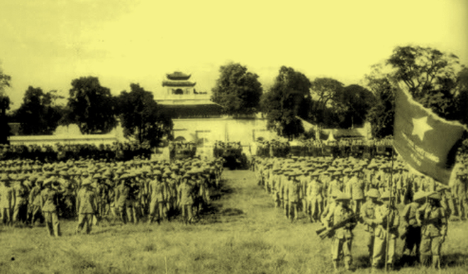 Các lực lượng hội quân trước cổng Đoan Môn, Hoàng thành Thăng Long.