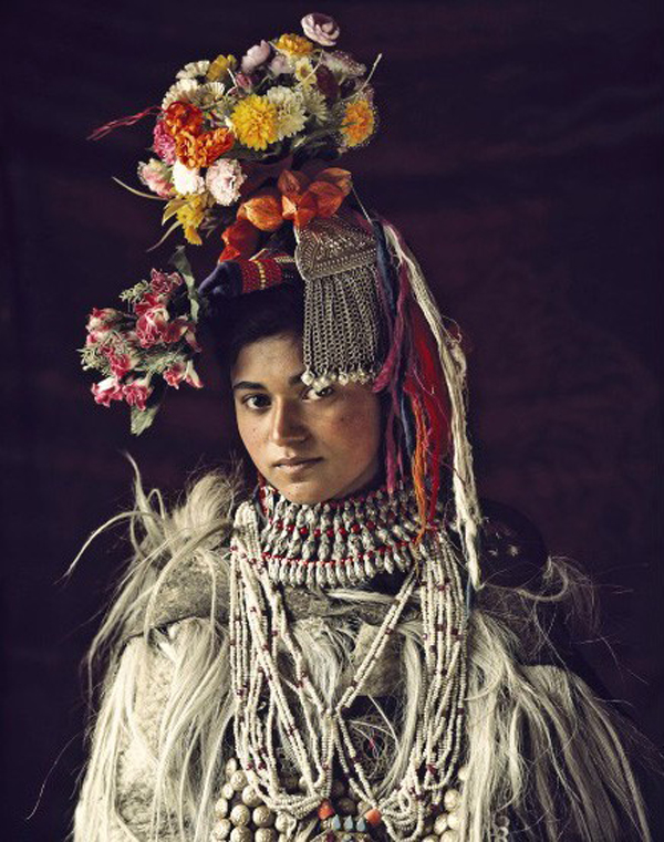 Một phụ nữ Drokpa, một bộ lạc chỉ còn khoảng hơn 3.000 người ở vùng lãnh thổ Kashmir, nằm giữa Ấn Độ và Pakistan.