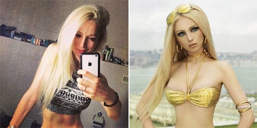 Valeria Lukyanova được mệnh danh là búp bê sống hoàn hảo và nổi tiếng nhất thế giới.