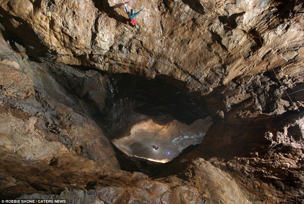 Đây là một ngách hang động ở Trung Quốc.