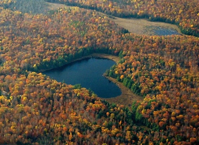 Hồ Hart, Canada: Đây là một trong những hồ nước hình trái tim đáng yêu nhất nằm ở vùng Brampton, bang Ontario.
