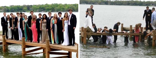 'Đừng bao giờ chụp ảnh cưới trên cầu khi có quá nhiều người' - lời nhắc nhở từ bức ảnh tai nạn này.