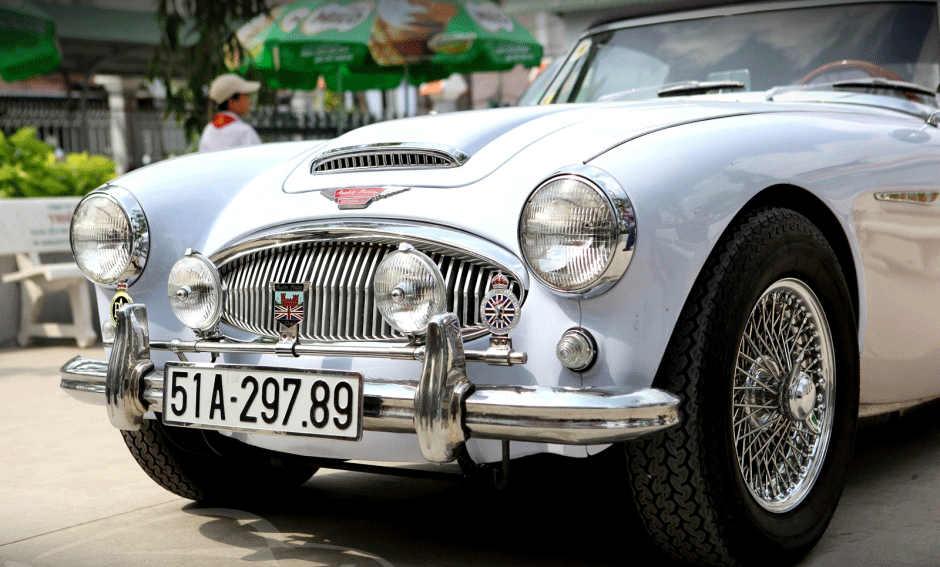 Chiếc Austin-Healey 3000 xuất hiện tại Sài Gòn thuộc thế hệ thứ 3 của dòng xe này.