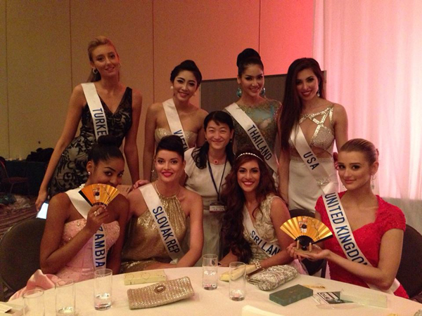 Đặng Thu Thảo tiếp tục tỏa sáng tại Hoa hậu Quốc tế năm nay.