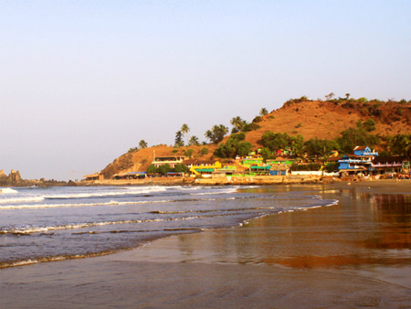 Bãi biển Arambol, Goa, Ấn Độ.