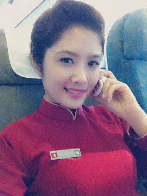 Gương mặt xinh xắn là đặc điểm chung của các nữ tiếp viên hàng không.