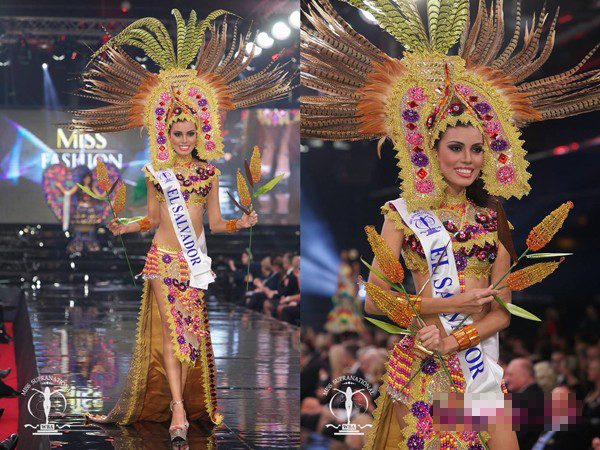 Trang phục dân tộc của Hoa hậu El Salvador.