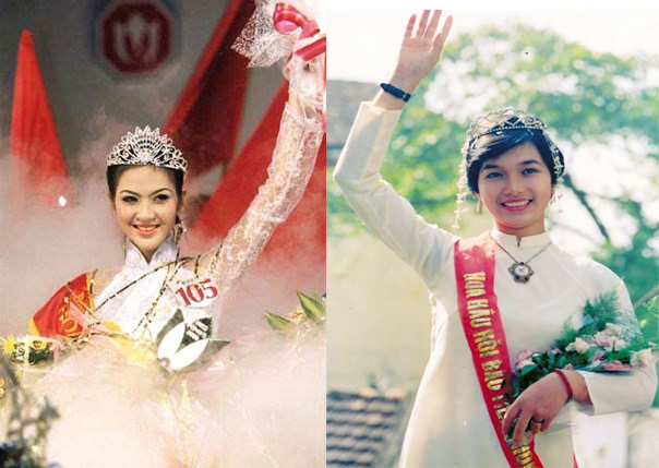 Cùng nhìn lại những khoảnh khắc hiếm khi đăng quang của các hoa hậu Việt Nam từ trước tới nay.