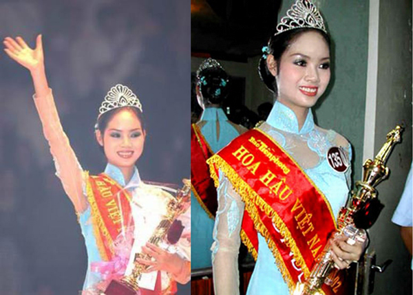 Cô gái 17 tuổi người Hải Phòng Phạm Thị Mai Phương đăng quang Hoa hậu Việt Nam 2002.