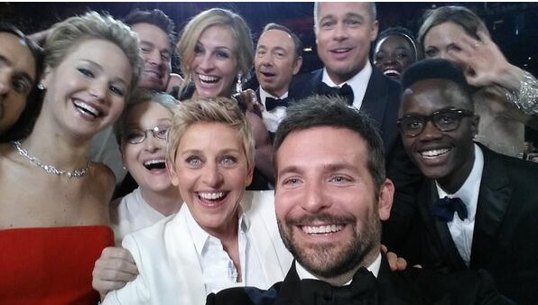 Tấm hình có sự góp mặt của khá nhiều tên tuổi đình đám, được chụp trong lễ trao giải Oscar năm 2014 đã phá vỡ kỷ lục trên Twitter với hơn 3 triệu lượt chia sẻ.