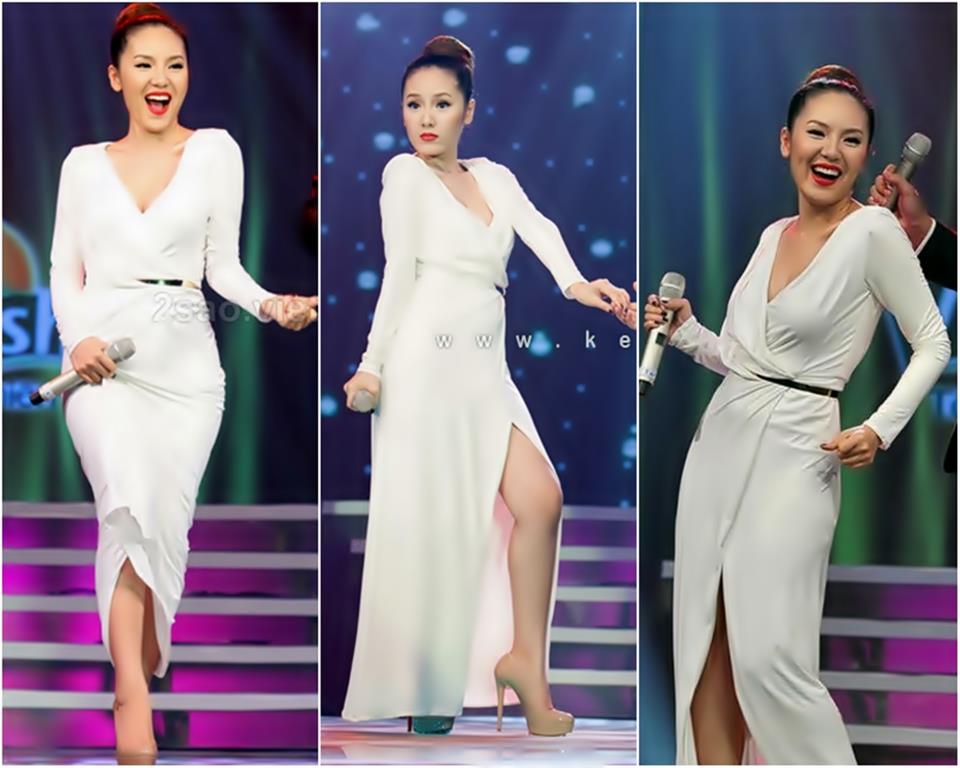 Chiếc váy trắng hàng hiệu đẹp không điểm chê của Phương Linh.