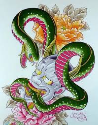 Bạn có thể treo tranh hình con rắn trong nhà vì rắn là bản mệnh của người tuổi Tỵ.