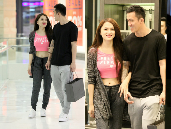 Hương Giang Idol vừa bị bắt gặp cùng bạn trai Criss Lai tay trong tay đi mua sắm.