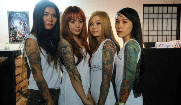 Vietnam Tattoo Convention năm 2014 đều là những thợ xăm có tiếng và sở hữu hình ấn tượng khắp cơ thể.