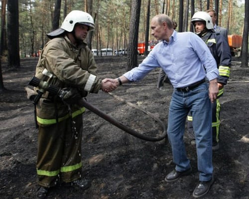 Tổng thống Nga Putin luôn phong độ, năng động và đầy nam tính ở đời thường.