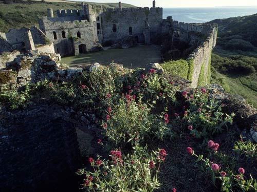 Được bao quanh trong rừng cây bụi, lâu đài Manorbier rất hợp với vùng nông thôn xứ Wales. Đây là  là một trong những điểm đến du lịch nổi tiếng nhất xứ Wales.