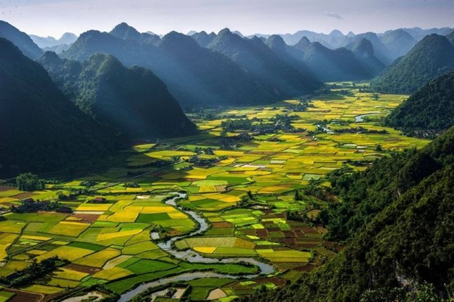 Thung lũng Bắc Sơn, Việt Nam đẹp như một bức tranh.